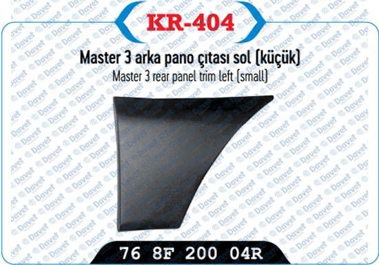 KAYA KR-404 Arka Pano Citasi Sol Kucuk Master Iii